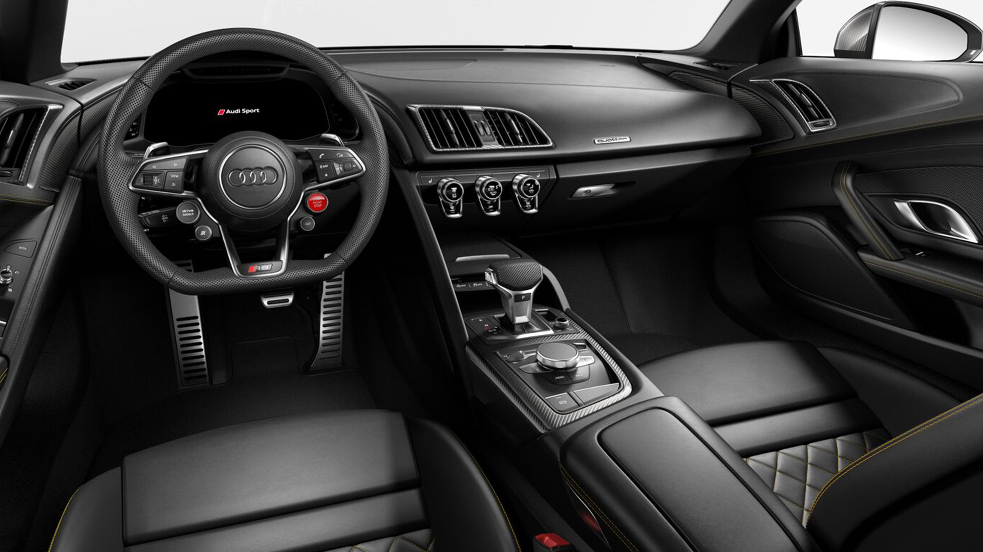 Audi virtual cockpit in the Audi R8