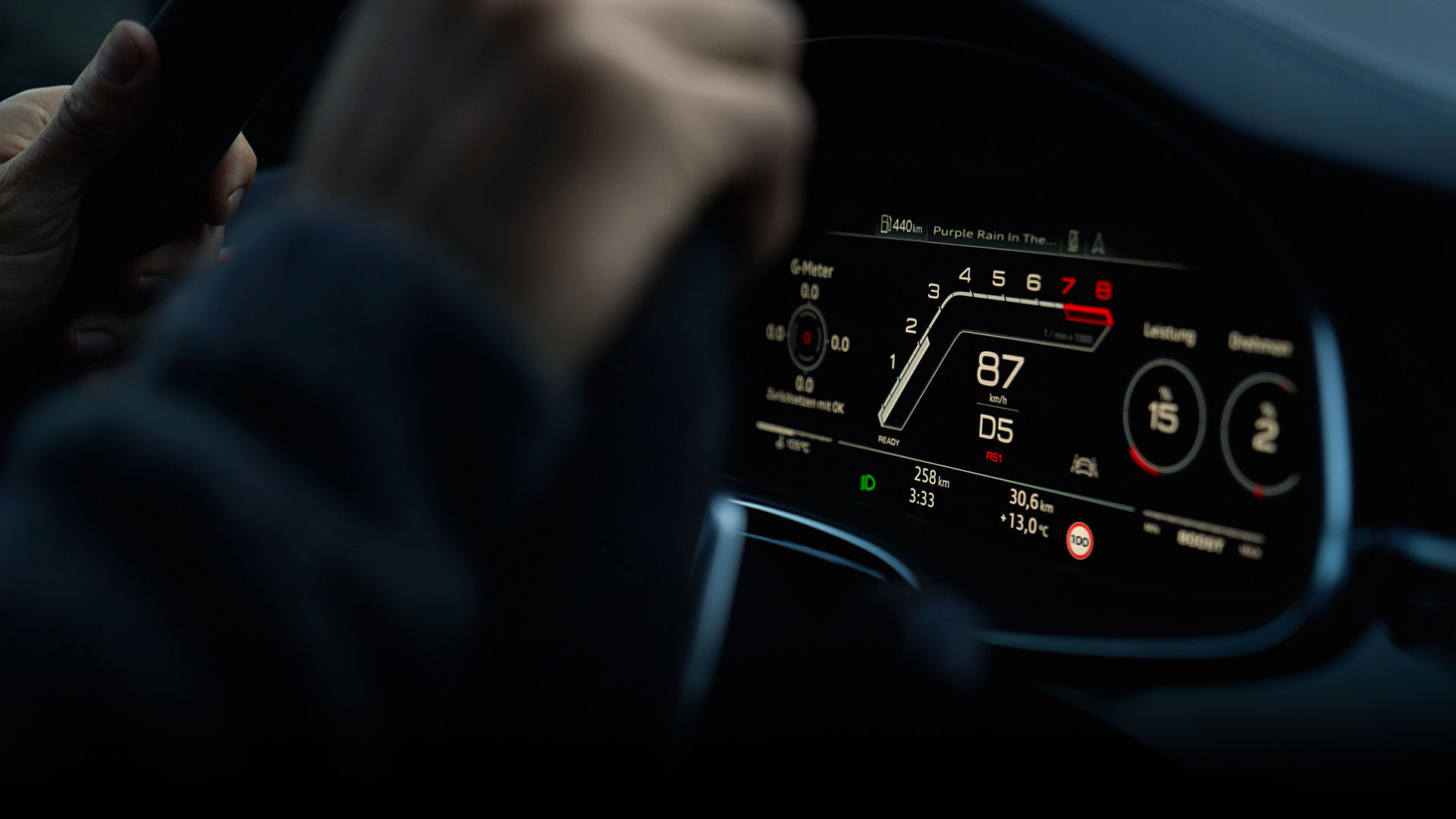 Audi virtual cockpit Audi RS Q8
